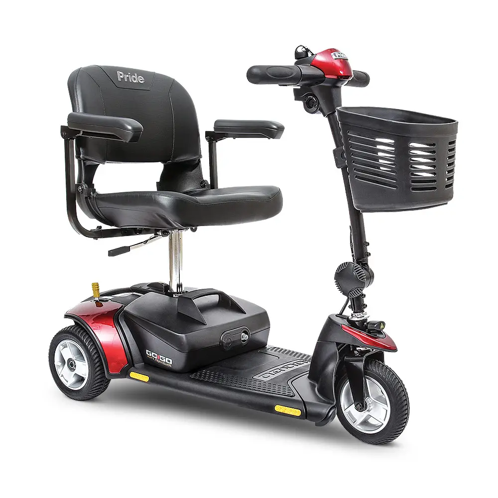 Pride Mobility Go Go Elite Traveller 3 Wheel Red