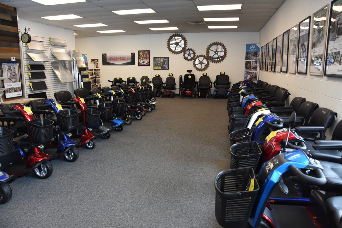Showroom Scooters & Power Wheelchairs Showroom Scooters & Power Wheelchairs