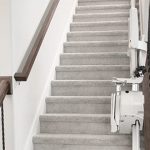 Bruno Elan Stair Lift (Ultra compact when arms, footrest, seat folded)