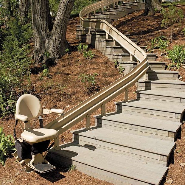 Bruno Elite Curved Outdoor Stair Lift
